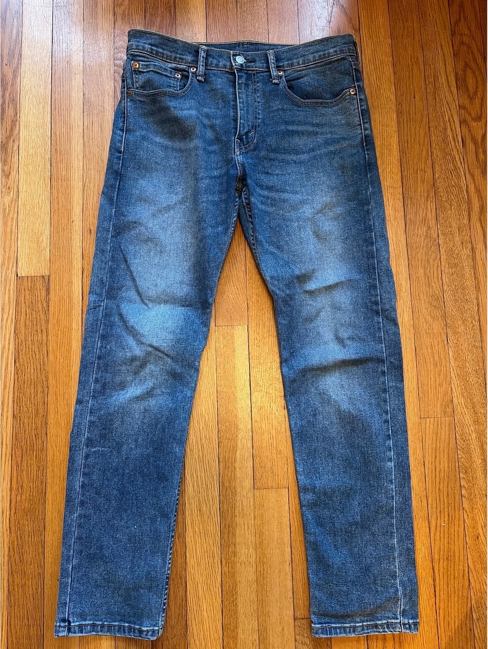 Levi's Blue 502 Tapered Jeans
